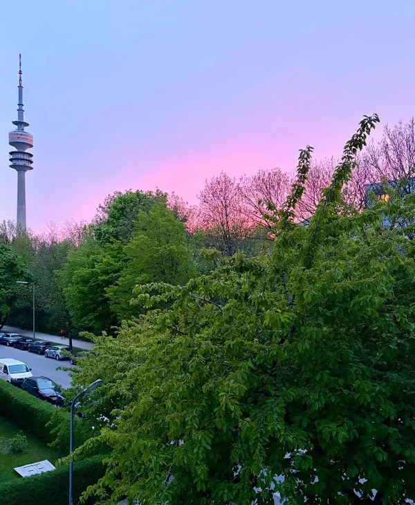 Blick auf den Olympiaturm