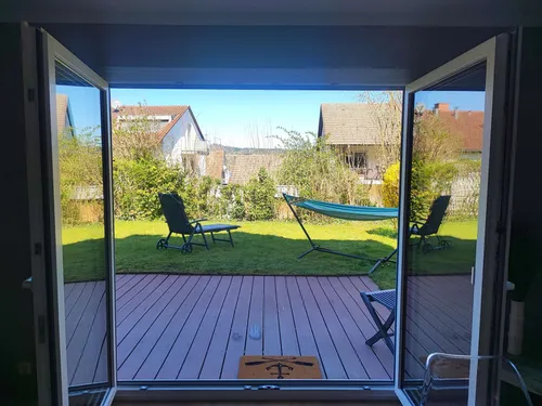Terrasse und Garten